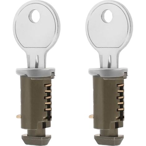 2pcs Porte Bagages de Toit Serrure de Sécurité en Forme de Tonneau Serrure de Chargement de Toit clé Compatible avec Compatible avec Compatible avec (1/5)