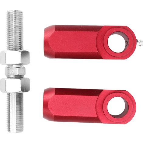 Lot 3 Pièces Kit Abaissement Arrière ATV en Aluminium pour Raptor YFM350 YFM660R YFM700, Rouge (1/5)