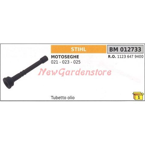 Manguera de aceite STIHL para motosierra 021 023 025 012733