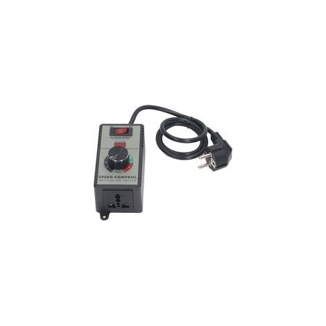 Variateur de vitesse pour moteur à courant alternatif, ventilateur électrique, avec prise universelle 10 A et fiche UE, 220-240 V CA, 4000 W (1/5)
