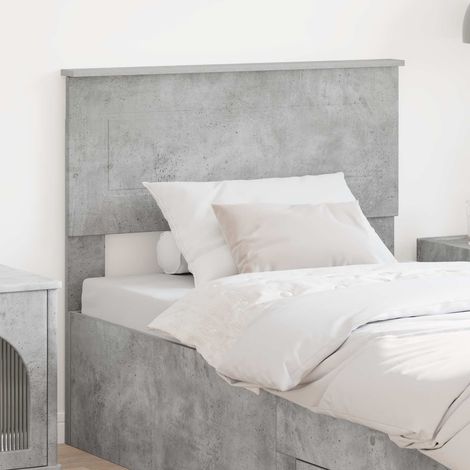 Tête de lit-Panneau de lit Gris béton 80 cm Bois d'ingénierie 608527 (1/5)