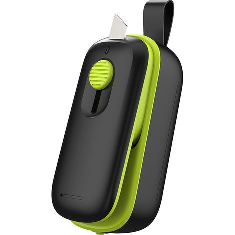 Mini machine de scellage 2 en 1, scelleuse thermique portable, adaptée aux sachets plastiques pour chips et autres aliments. (1/5)