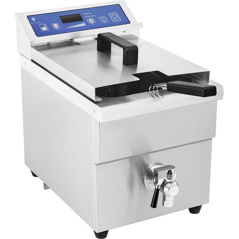 Friggitrice professionale a induzione per ristorante 1 x 10 litri da 60 a 190°C 140001772