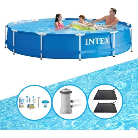 Intex Piscine Tubulaire Ronde - 366x76 cm - 4-pièces  S22470 (1/5)