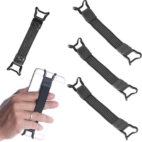Confezione da 3 cinturini da polso universali per cellulari - Cinghie elastiche anti-caduta - Adatti a smartphone da 5,2 a 7,5 pollici, inclusi iPhone 13, 12, 11, XR e XS Max (1/5)