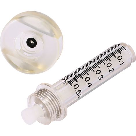 Seringue jetable professionnelle pour acide hyaluronique, kit avec embout ampoule et accessoires de nébuliseur. (1/5)