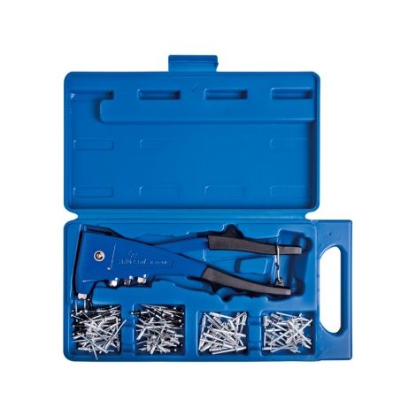 KING TONY - Coffret pinces à riveter 2.4-4.8mm avec rivets