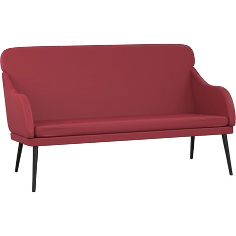 Panca/panca rosso bordeaux x 110 x 76 x 80 cm sintetica 020010707