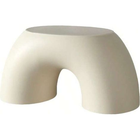 Tabouret rond enfant confortable antidérapant durable, repose-pieds arc-en-ciel simple, anneau épais, assise stable, design moderne, petit tabouret coloré pour chaussures (1/2)