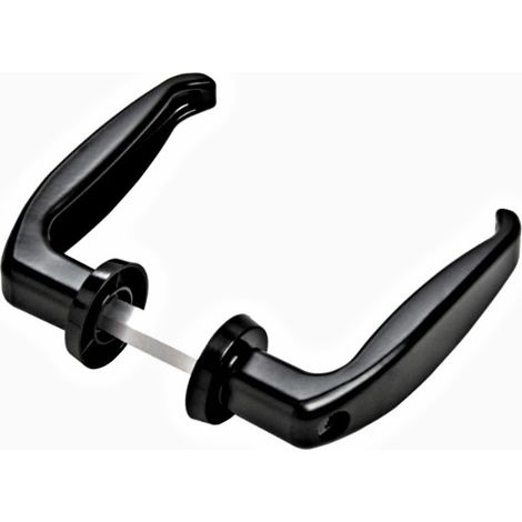 Manivela Doble ZAMAK cuadrado de 8 mm