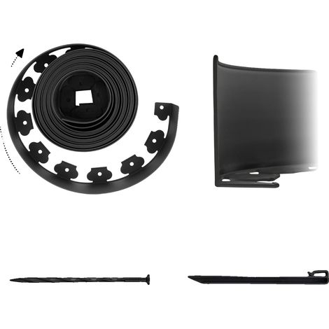 Gartenrand, Flexibles Design, Wetterbeständig, 100ft 1.5inch (1/2)