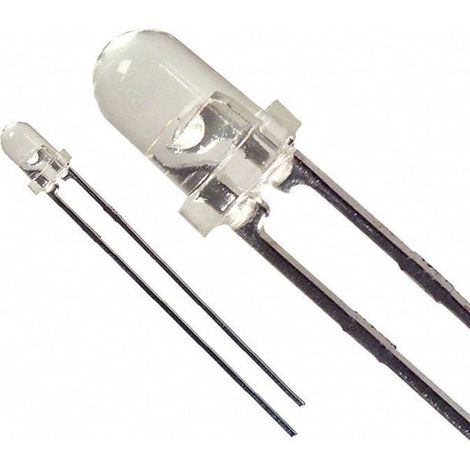 Lite-On Émetteur infrarouge (IR) 940 nm 40 ° 5 mm rond sortie radiale Q542981