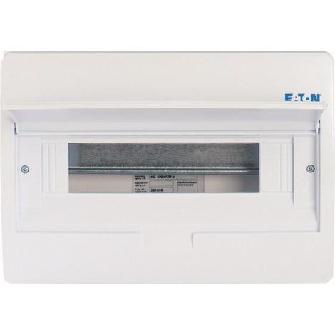 Coffret encastré IP40 1 rangée 12 modules porte blanche EATON BC-U-1/12-TW-ECO (1/3)