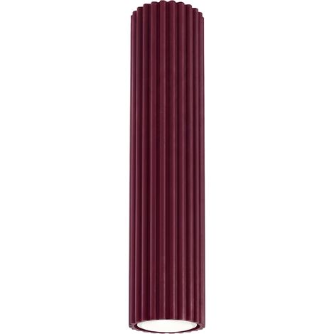 Plafonniers Karbon aluminium bourgogne 1xGU10 6.5cm Sollux (1/5)