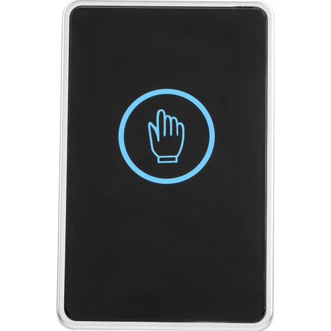 Türausgangstaster, Infrarot-LED-Zutrittskontrolle, hintergrundbeleuchteter Schalter, ABS-Kunststoff, kontaktlos, 12 V Gleichstrom (1/5)