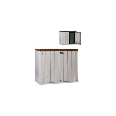 BAULE PORTA ATTREZZI STORA WAY PLUS XL GRIGIO TALPA/MARRONE ART.101  cm.145x82x124h.    TOOMAX