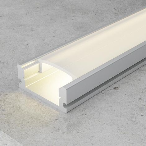 IluminaShop - Perfil de Aluminio U Superficie Sid 12V/24V 2 metros (1/3)