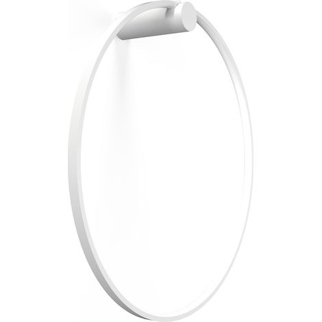 Applique moderne blanche anneau 60cm LED CCT 33W IP44 (1/5)