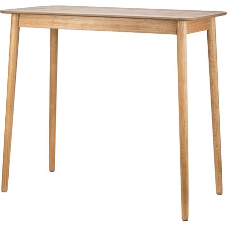 Nordlys – Table de bar scandinave en pin laqué 120x60x106 cm – Pour 4 personnes – Bois certifié durable FSC – Facile à assembler (1/5)
