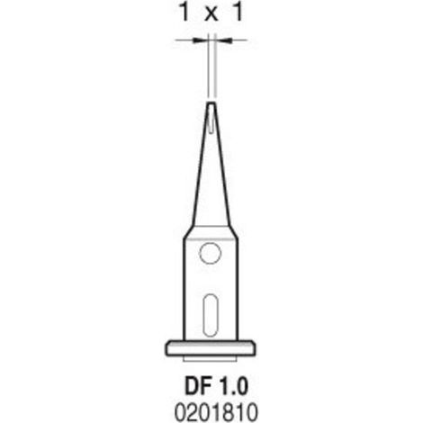 Utensile per elettricista JBC df1.0 forma cacciavite 1 mm