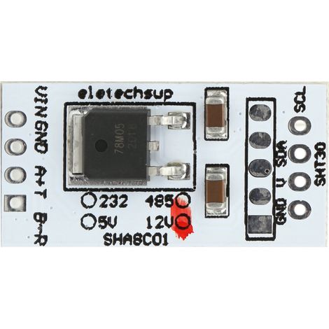 RS485 12V Temperatur- und Feuchtigkeitssonde für thermische Systeme, SHA8C01 Bussensor, Industriethermostat, Umweltmessmodul (1/5)