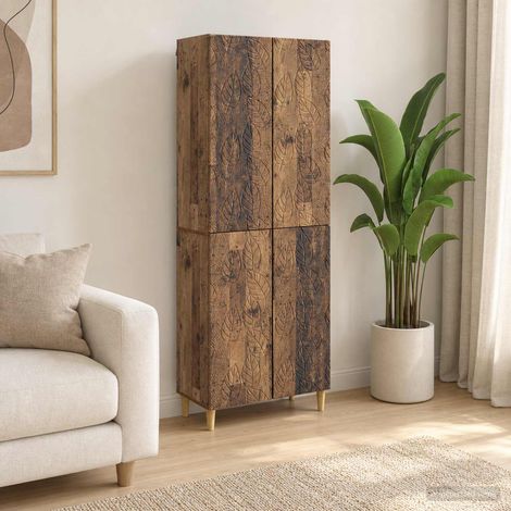 vidaXL Schrankset 2 pcs Altholz Holzwerkstoff (1/5)