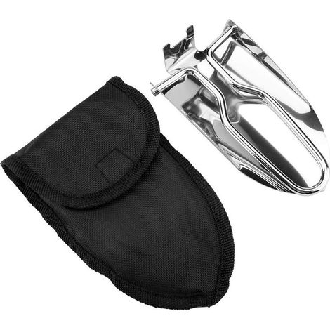 Pelle Pliante Portable Camping Survie Militaire Choisir Voiture Jardin Multitool Neige Accident Outil Manche en Acier pour Randonnée Randonnée Jardinage avec Pochette De Transport (1/5)