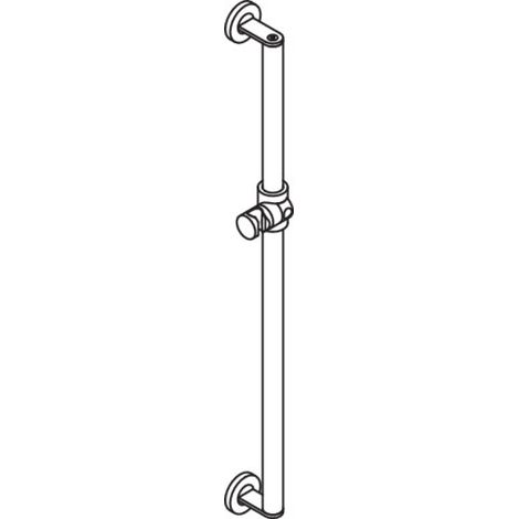 HEWI 900.33.00160 ER Barre de soutien pour douche, ø32, L:900 (1/2)