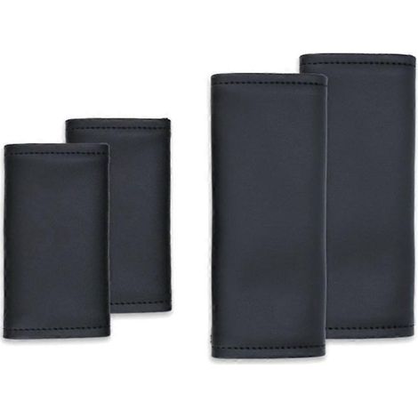 Garniture de poignée de porte intérieure noire pour voiture (1/5)