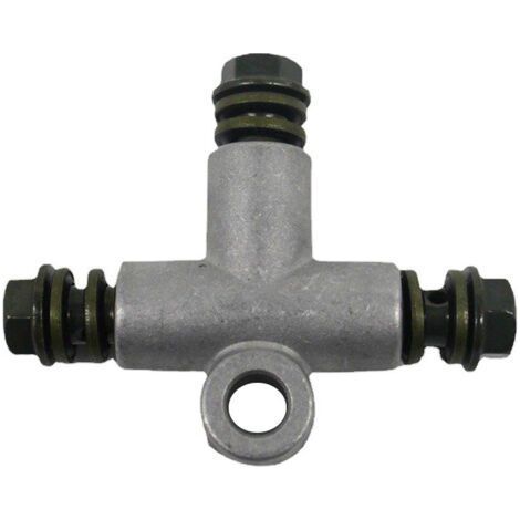Raccord en T pour flexible de frein de quad de 10 mm- (1/4)