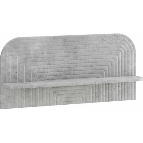 vidaXL Estante de pared 2 uds. Gris Hormigón 80,5 x 13,5 x 37,5 cm (1/2)