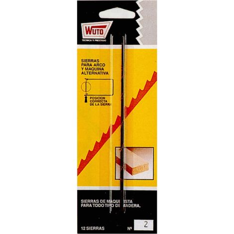 (12 u.) SIERRA MARQ.MADERA BLISTER N5