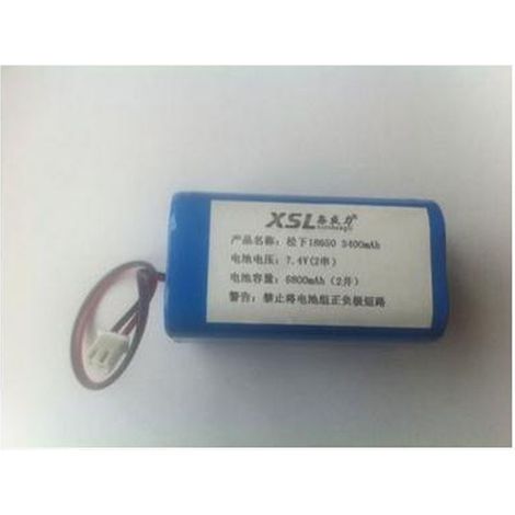 7.4V/8.4V 6800mAh bicycle light Panasonic 3400mAh 18650 battery pack T6 headlight battery (1/2)