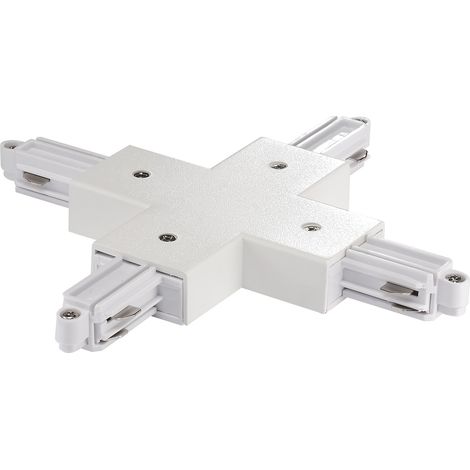 Nordlux 86079901 X-Connector Elément pour système d'éclairage sur rail haute tension blanc (1/2)