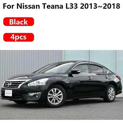 Bavettes de protection pour Nissan Teana (2013-2018) - Accessoires pour Nissan L33 (2017-2016) - Garde-boue avant peints au four - Noir (1/5)