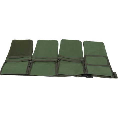 Ceinture porte-outils 4 poches, sacoche de travail en toile Oxford, étui pratique avec boucle sécurisée pour jardinier et menuisier (1/5)