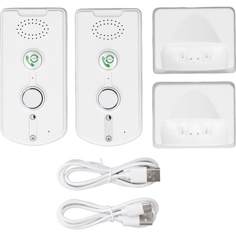 Interphone 2 voies 1000m – Mains libres pour personnes âgées (1/5)
