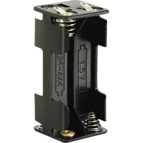 SUPPORTO BATTERIE PER 4 CELLE AAA (CON ETICHETTE A SALDARE) (1/3)