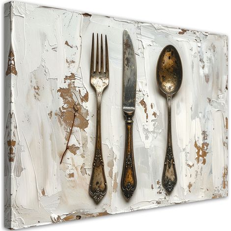 Quadro su tela, Posate shabby chic, 30x20 (1/5)