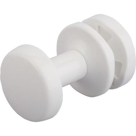 Patère universelle magnétique blanche pour sèche-serviettes