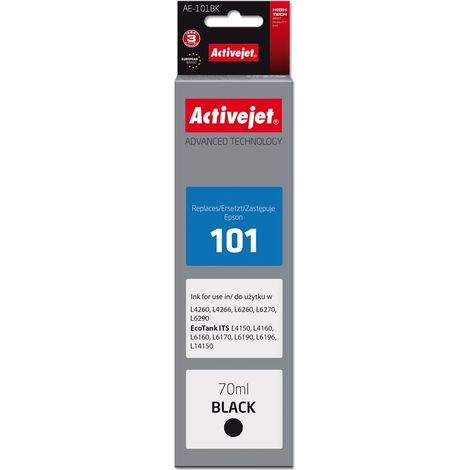 Activejet AE-101BK Supreme - Tinta para Epson L4260, L6260 y otras