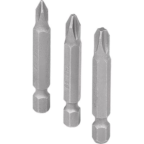 TRUPER DES-PH3-23 Phillips puntas de inserción 1-15/16 pulgadas Longitud 1/4 pulgadas unidad de control, paquete de 5