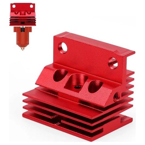 3D-Drucker-Ersatzteile – 3D-Druckerdüsen – Extruder-Wärmeableiter, hoher Durchfluss, geeignet für verschiedene Keramik-Hotend-Kits für 3D-Drucker