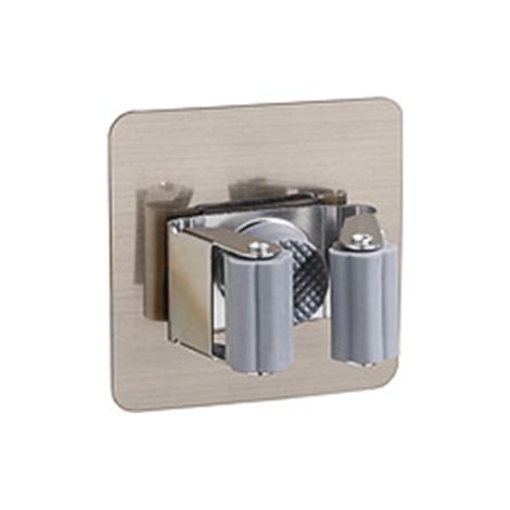 Support de Rangement Mural pour Balai et Serpillère en Acier Inoxydable 304 - Fixation Sans Clou (1/3)