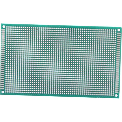 10 plaques d'essai PCB double face étamées de 9 x 15 cm (1/5)