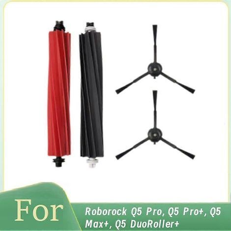 Ersatzteile für Roborock Q5 Pro, Q5 Pro+, Q5 Max+, Q5 DuoRoller+ Roboterstaubsauger: Seitenbürste, Hauptbürste (1/5)