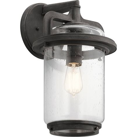 Andover Lanterna da parete Kichler Outdoor 1 luce Zinco resistente alle intemperie IP44 (1/5)