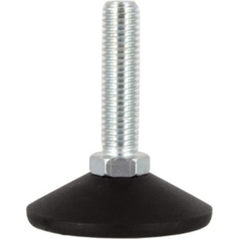 PIEDINO REGOLABILE ACCIAIO ZINCATO MA10 X D 40 MM Q.TA 50