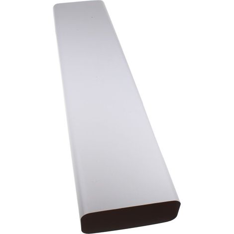 Novy 906401 Flachkanal Weiß Grau 89x222x1000 mm