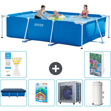 Intex Piscina con struttura Rettangolare - 300x200x75 cm - 7-pezzi  S164 (1/5)
